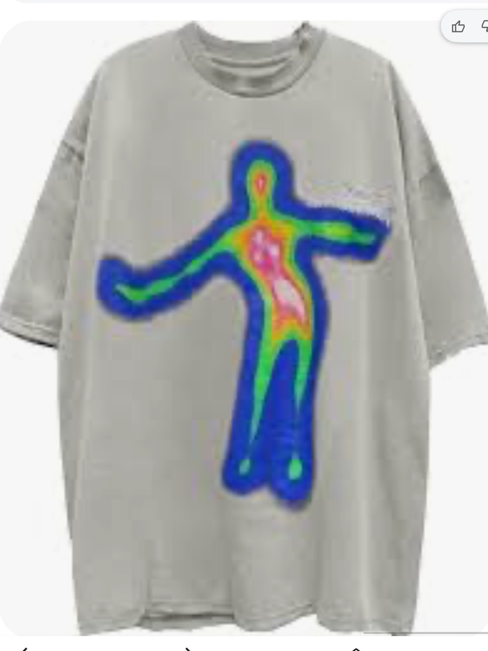 Aelfric Eden Graphic Washed T-Shirts Oversized Tee Shirt, Unisex, Small, NEW